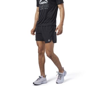 Spodenki Męskie Reebok Running Essentials 5-Inch Czarne PL 13KRPJE